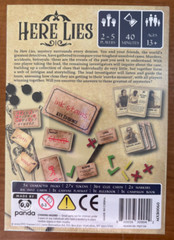 HERE LIES unsolved mystery investigation game from DVC Games Brand New in shrink