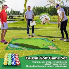 Battle Golf Chipping Game Set for Kids Adults, Chip and Stick Golf Game with…