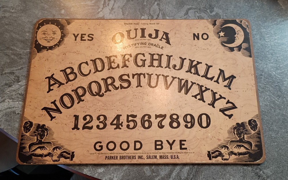 Vintage Parker Brothers Ouija Board William Fuld Mystifying Oracle Board Only