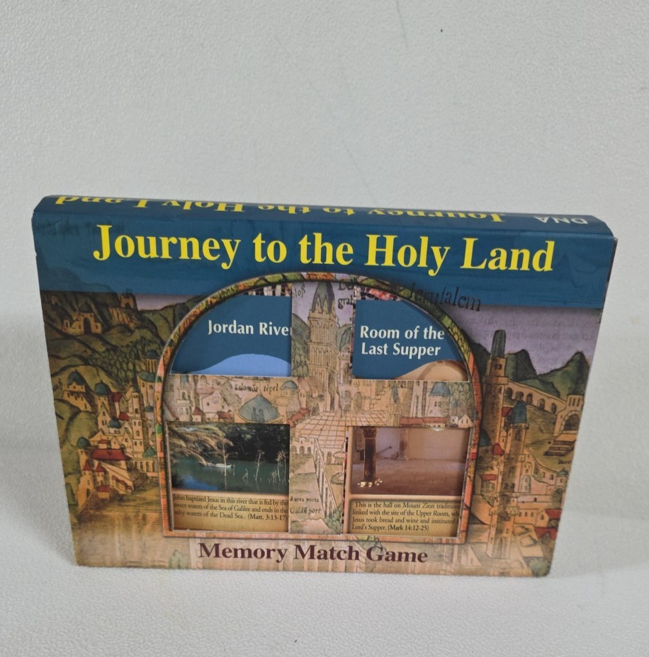 Journey to the Holy Land Memory Match Game 2009 Christian Faith 1-5 Players