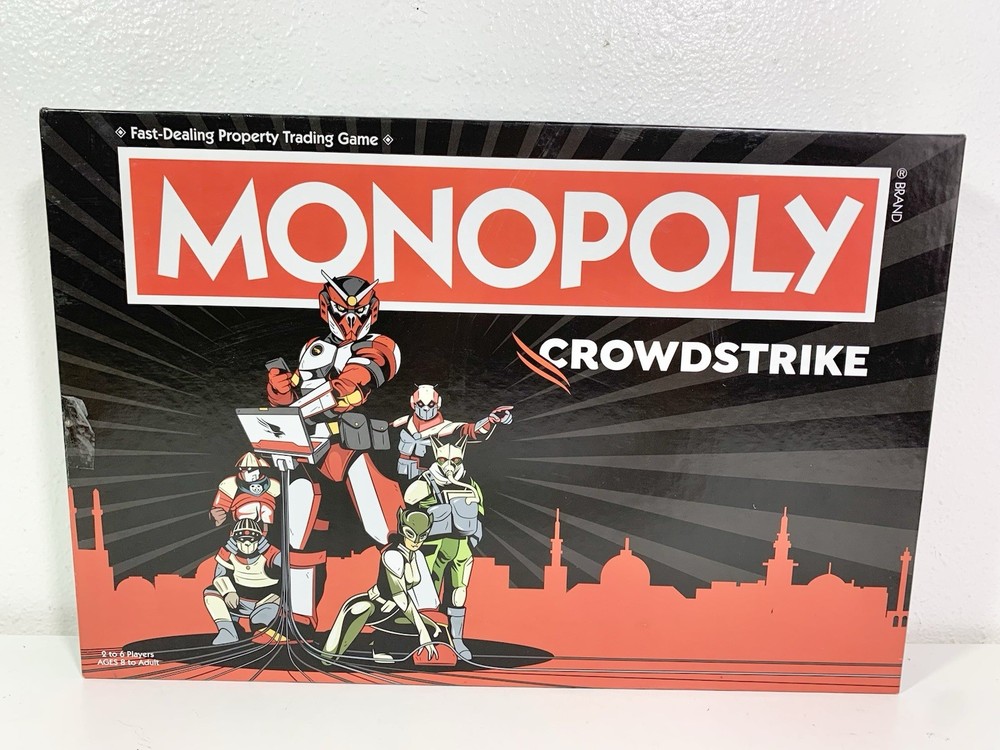 Monopoly CrowdStrike Board Game – Brand New – Open Box