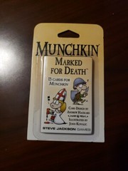MUNCHKIN “MARKED FOR DEATH” 15 card pack NEW SEALED Steven Jackson Games