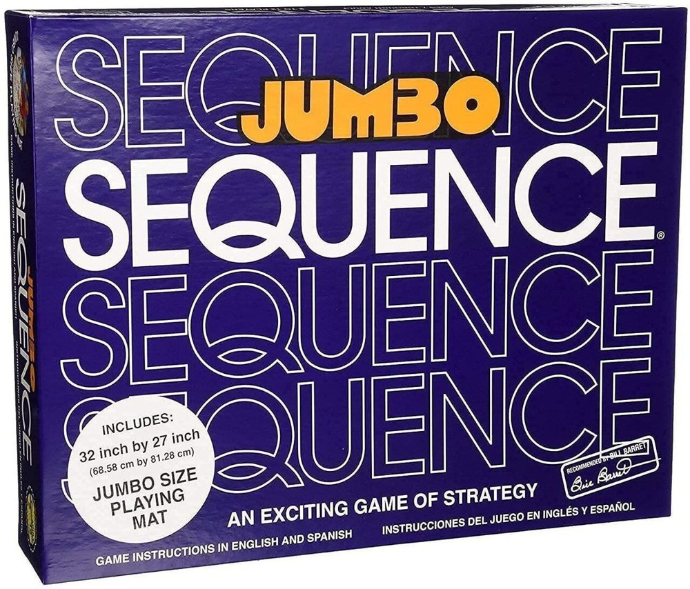 Jumbo Sequence Board Game | Strategic Board Game for Kids and Adults