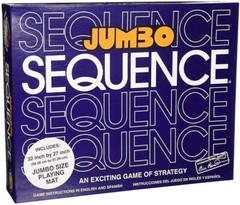 Jumbo Sequence Board Game | Strategic Board Game for Kids and Adults