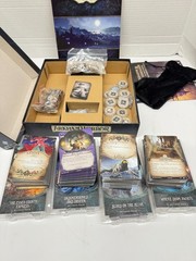Arkham Horror Core Board Game w/ 4 Mythos Pack Essex Doom Blood Altar Dimension