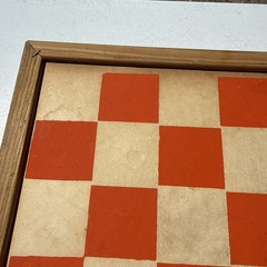 Vtg Wa-Hoo Wahoo Game Board Creative Designs Texas Indian Western Framed Checker