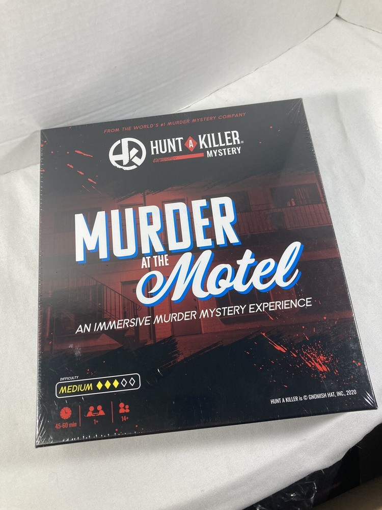 Hunt A Killer – Murder at The Motel – Mystery Game – Brand New Sealed