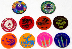 Pogs!• 360 Wrapped/Sleeved & 10 Slammers!• Holographic/Neon Themed!• See Pics!