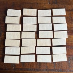 Vintage 1985 Action Industries Wooden Animal Dominoes Game Complete 28 pcs Box