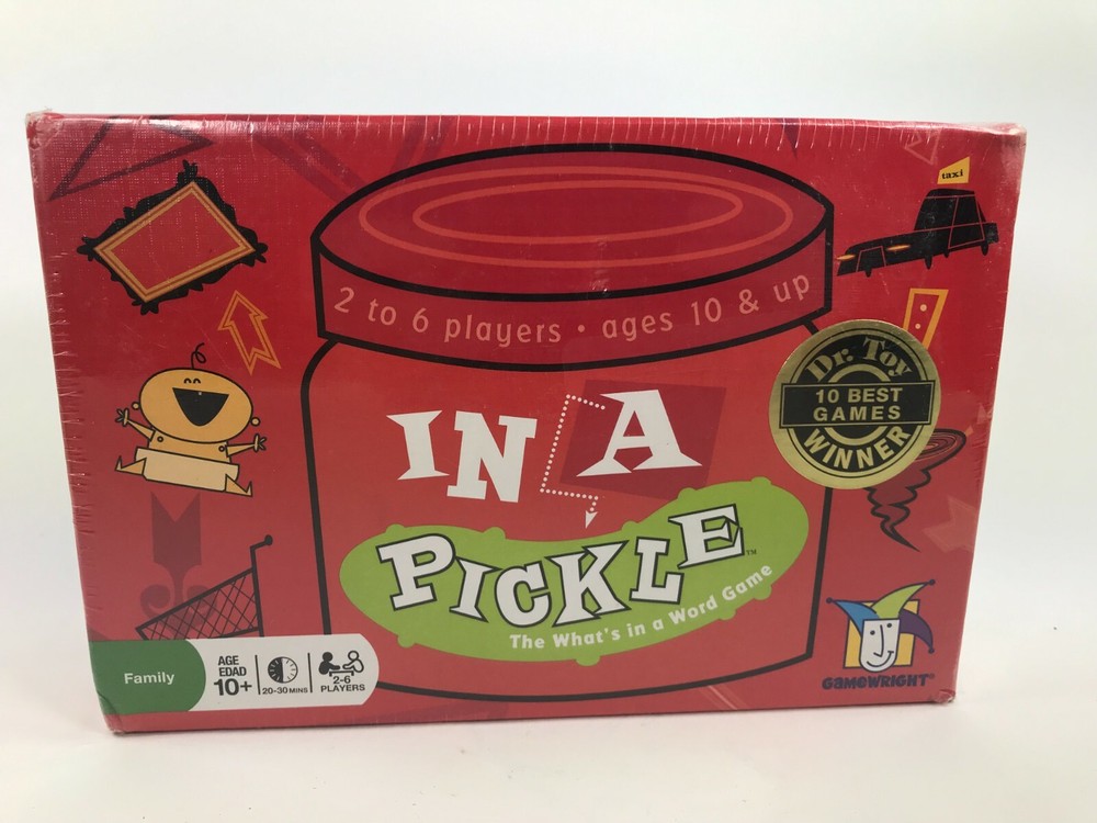 IN A Pickle Card Game Creative Thinking Family Fun Game For Kids & Adults Nw2