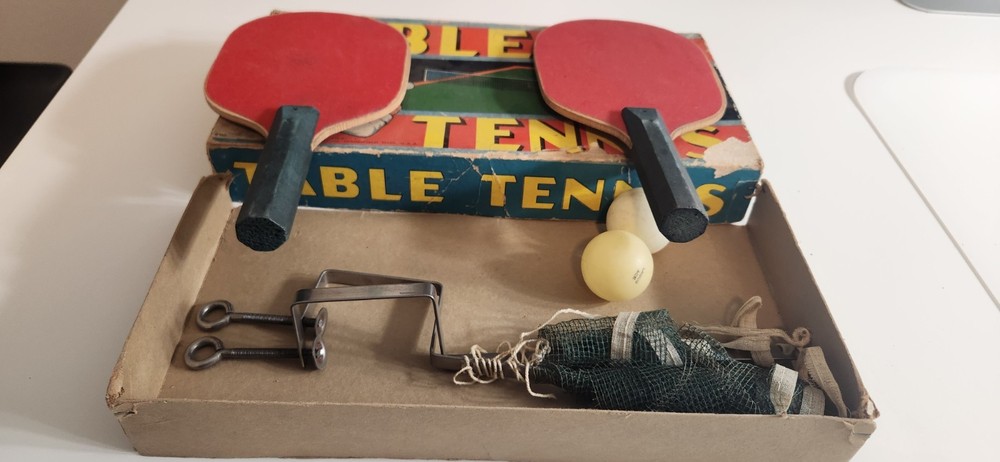 Vintage Milton Bradley Table Tennis Game in Original Box , Great condition.