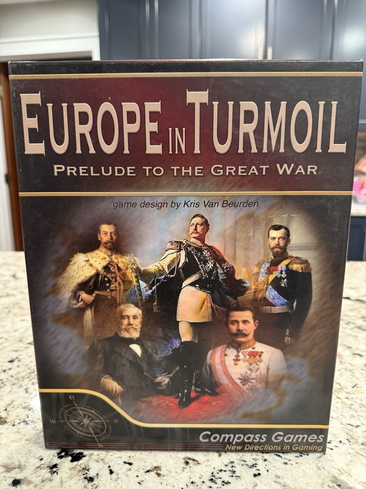 Compass Games Europe in Turmoil Prelude to The Great War ￼Unpunched