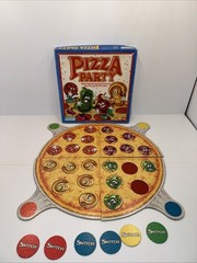 Vintage Pizza Party Matching Game Parker Brothers 1987 Incomplete Replacements