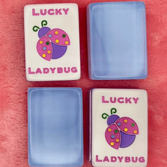 Engraved American Mahjong Tiles set ,160 Lucky Ladybug
