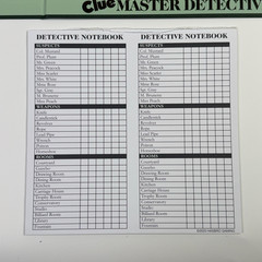 CLUE Master Detective BOARD GAME HASBRO Gaming 2020 Complete!