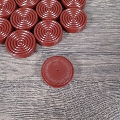 30 Pieces Backgammon Checkers Replacement Set Plastic w/Dice Set