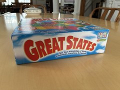 Great States Board Game Played One Time