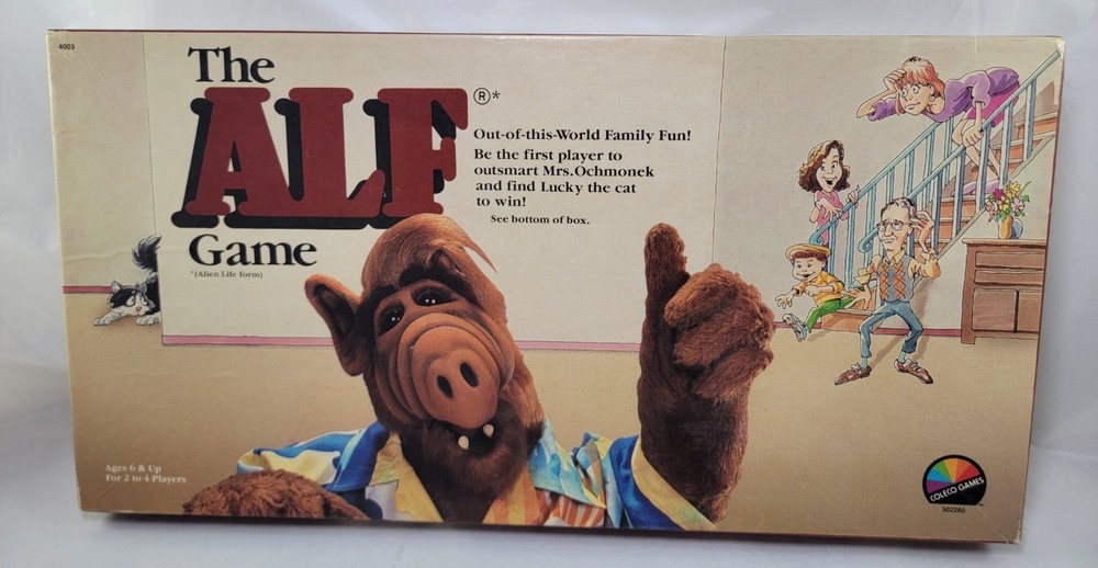 RARE Coleco The Alf Board Game 1987 COMPLETE 80’s TV Series Collectible
