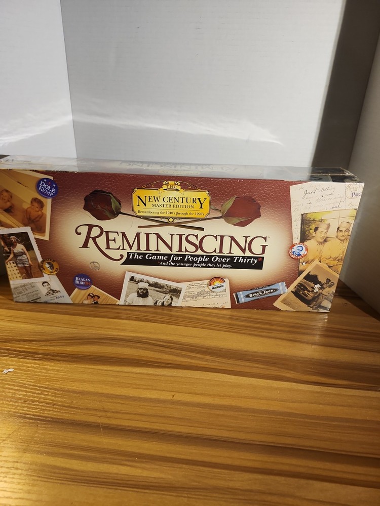 Reminiscing Board Game for People Over Thirty 1940s-1990s Trivia New Old Stock