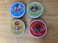 Lot of 4 Timeline Inventions Card Game Zygomatic Asmodee Frederic Henry 1995