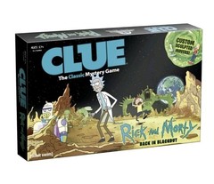 Clue: Classic Mystery Board Game Rick & Morty (Adult Swim) Back In Blackout. NEW