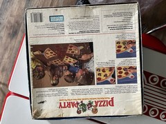 VTG 1987 PIZZA PARTY Board Game by Parker Brothers COMPLETE EXTRA PIECES
