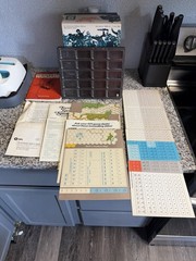 SPI 1976 Tray – TERRIBLE SWIFT SWORD – Three Days of Gettysburg Game UNPUNCHED