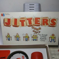 1986 Milton Bradley JITTERS Word Game . 100 % Complete 1 or More Player Age 10+
