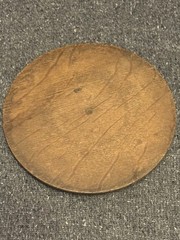 Wooden Solitaire Circular Game Board Strategy Board Game – BOARD ONLY