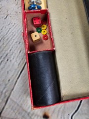 Vintage 1938 CABBY! Board Game Selchow & Righter 8 Metal Cars Complete Set S&R