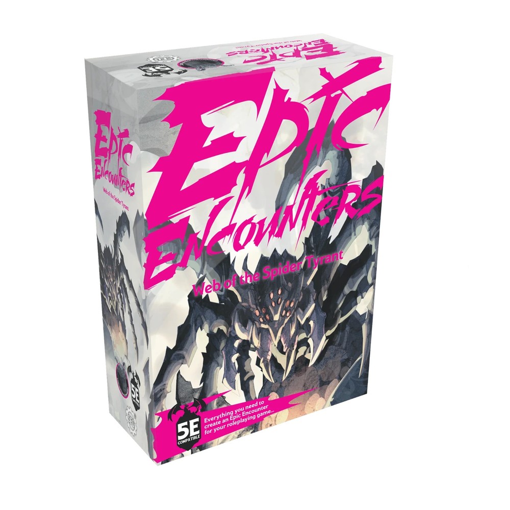 Epic Encounters Web of the Spider Tyrant 5E Compatible RPG Set Miniature Game