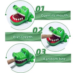 Crocodile Dentist Game Kids Alligator Bite Finger Reaction Toy Family Fun