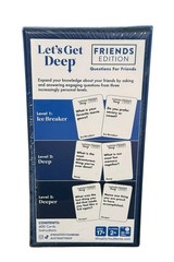 Lets Get Deep Friends Edition Card Game New Sealed