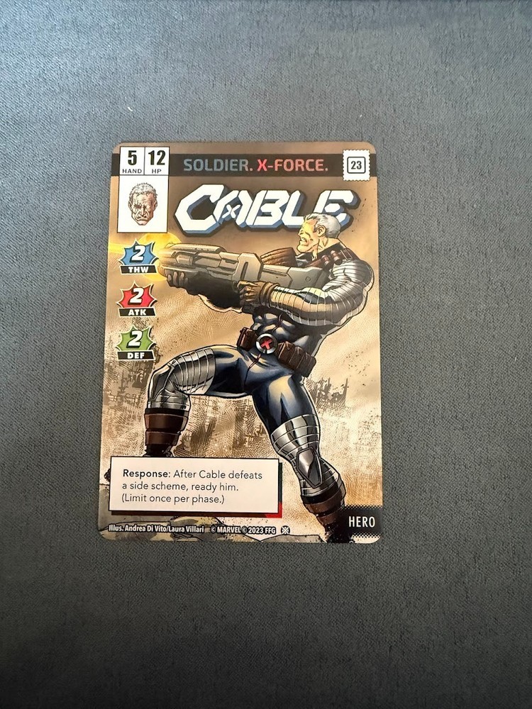 [Marvel Champions LCG] Cable – NeXt Evolution Promo Card – NM