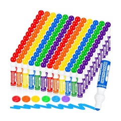 Crtiin 144 Mixed Colors Bingo Dauber Set Dot Markers