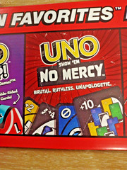 UNO Fan favorites Bundle: UNO Flip, UNO No mercy & No Mercy Expansion Pack. T14