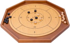 Deluxe 30 Inch Wooden Crokinole & Checkerboard – Ultimate Gaming Experience