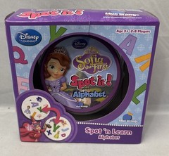 Spot It! Disney Learning – Sofia The First Edition – – Spot’n Learn Alphabet