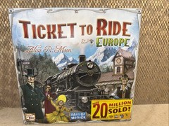 Ticket to Ride Europe Game Tunnels Ferries Train Stations Strategic New Sealed