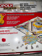 MONOPOLY Secret Vault Board Game for Kids Ages 8 and Up Family 100% Complete Fun