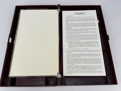 Vintage 1990 Scrabble Deluxe Travel Edition Hard Plastic Folding Case Game