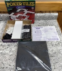 Poker Tiles Board Game by Master Pieces Puzzle Co. 2005 Casino Poker New Opened