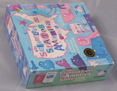 Scrambled States of America Educational Geography Board Game Complete