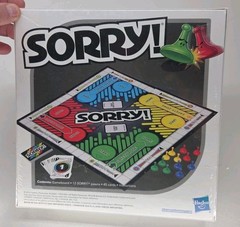 Sorry! Classic 2016 Board Game Hasbro Game NEW SEALED Ages 6+, 2-4 Players A5065
