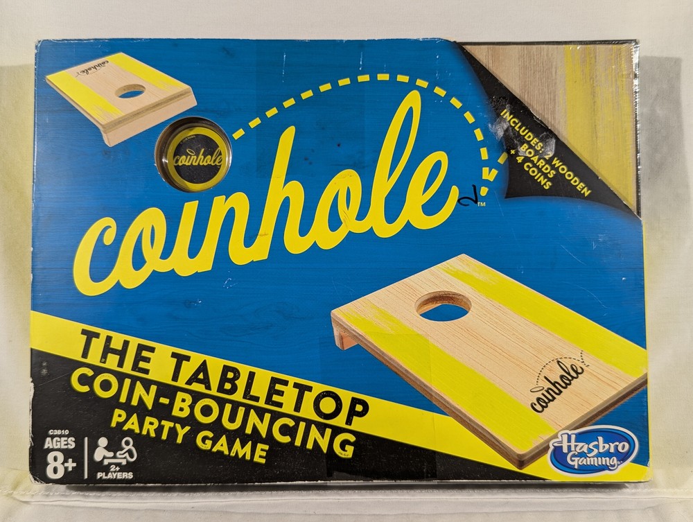 Coinhole Tabletop Game Coin Bouncing Party Game Hasbro Gaming New Sealed *Read*
