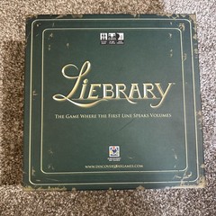 Liebrary Board Game by Discovery Bay Games 2009 Complete