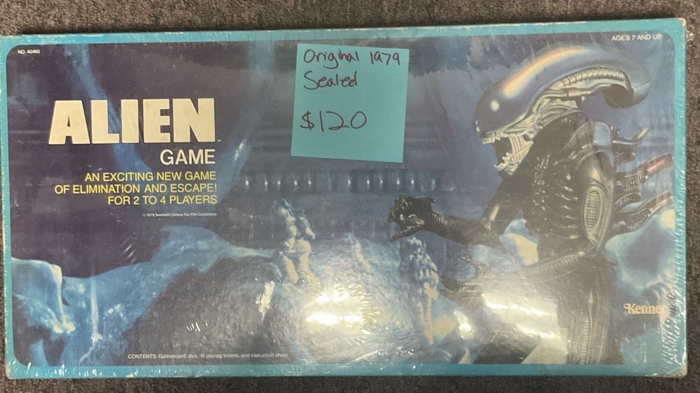 1979 ALIEN BOARD GAME by KENNER FACTORY complete and UNPLAYED