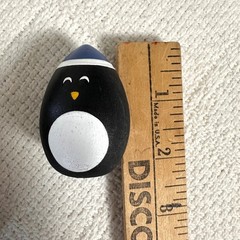Penguin Ice Cube Tic Tac Toe Wooden Board Game Handmade Winter Coffee Table