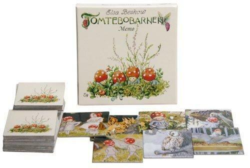 Elsa Beskow “Tomtebobarnen” or Children of the Forest Memory Game (32 cards – 16