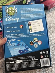 USAopoly Geek Out! Disney Party Trivia Game Dice 2+ Players Ages 10+ 2019